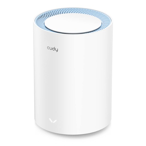 Cudy AC1200 Sistema WiFi de Malla para Todo el hogar, enrutador WiFi de Doble Banda AC1200, Extensor de Rango, VPN, DNS sobre TLS, IPv6, DDNS, M1200 1 Paquete