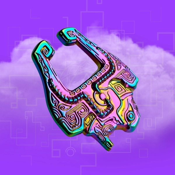 Zelda Enamel Pin Twilight Princess Fused Shadow Midna's Rainbow Helmet