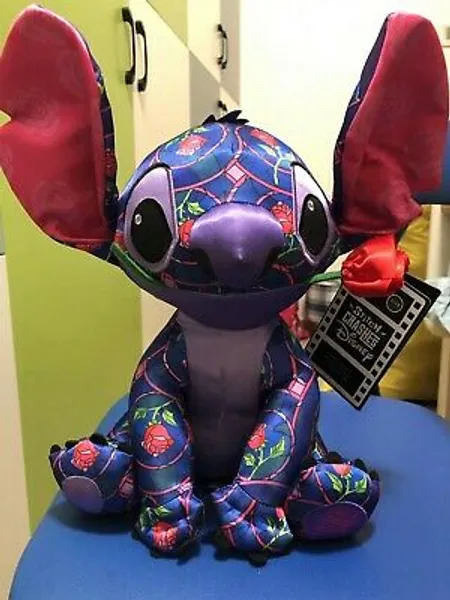 Stitch Crashes Disney's Beauty and the Beast Plush Limited Edition New Labeled  | eBay