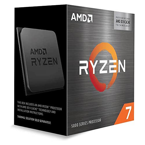 AMD Ryzen 7 5800X3D Desktop Processor (8-core/16-thread, 96MB L3 cache, up to 4.5 GHz max boost)