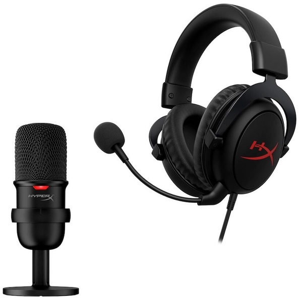 Gaming σετ HyperX - Streamer Starter Pack, μαύρο
