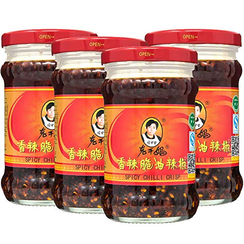 WaNaHong Laoganma Crispy Chilli in Oil (Pack of 4)