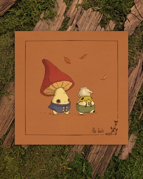 Woodland Brothers Print -  Into the Unknown Fine Art Giclée Print