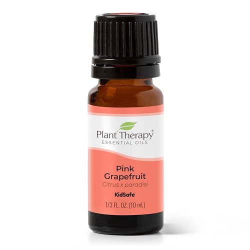 Plant Therapy Pink Grapefruit Essential Oil 10 mL (1/3 oz) 100% Pure, Undiluted, Natural Aromatherapy, Therapeutic Grade