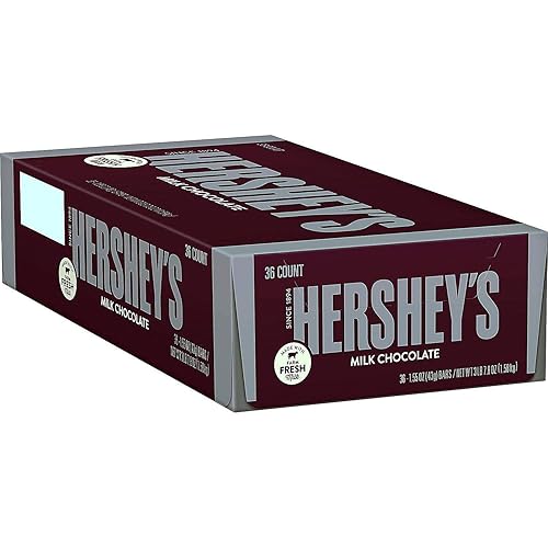 HERSHEY'S Milk Chocolate Bars - 36-ct. Box, 59 ounces