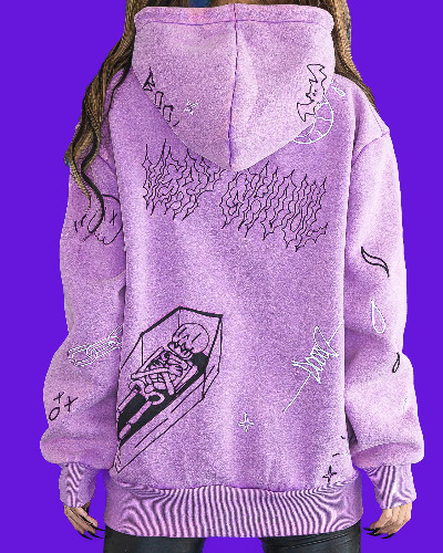 The Very Ghoul Hoodie | S / PURPLE