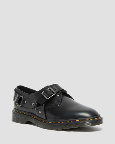 DR MARTENS Chaussures &agrave; boucles Henree en cuir Smooth