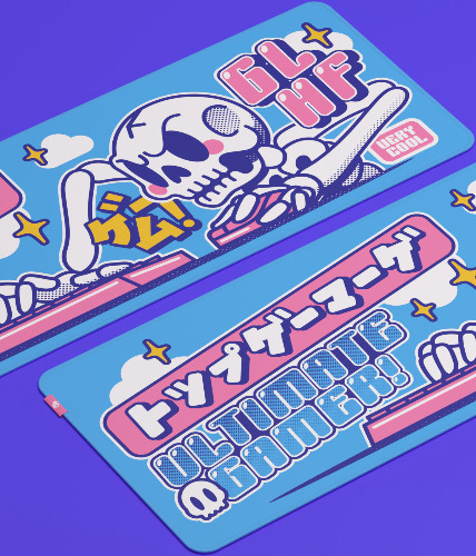 Ultimate Gamer Desk Mat | Blue