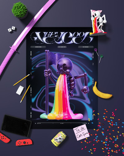 Mr Bones Art Print | A2