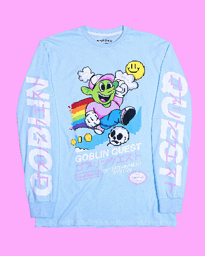 The Goblin Quest Longsleeve | S / Blue