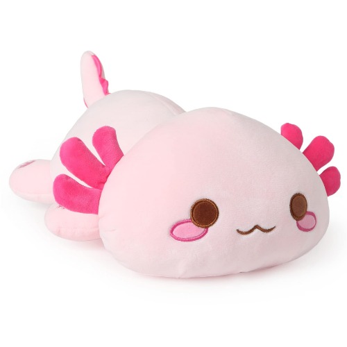 Onsoyours Cute Axolotl Plush, Soft Stuffed Animal Salamander Plush Pillow, Kawaii Plush Toy for Kids (Pink Axolotl A, 13") - Pink Axolotl a 13"