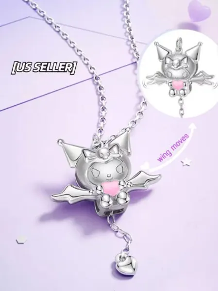 Kuromi Necklace S925 Sterling Silver Necklace 