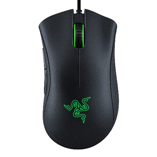 Razer DeathAdder Essential Gaming Mouse: 6400 DPI Optical Sensor - 5 Programmable Buttons - Mechanical Switches - Rubber Side Grips - Classic Black - Classic Black