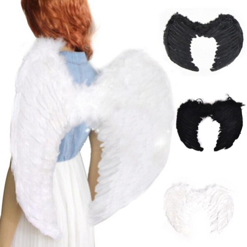 Guardian Angel Wings - White 45x35 cm
