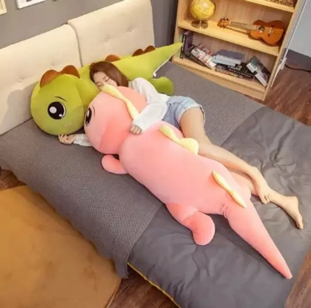 Giant Dinosaur Plush Fluffy Stuffed Animal Big Pillow Soft | Etsy Canada