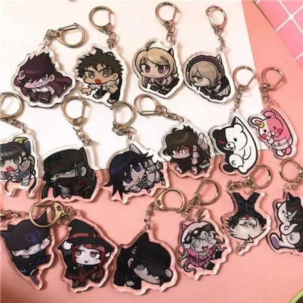 Danganronpa V3 Chibi Characters Acrylic Keychain Charm  Anime | Etsy