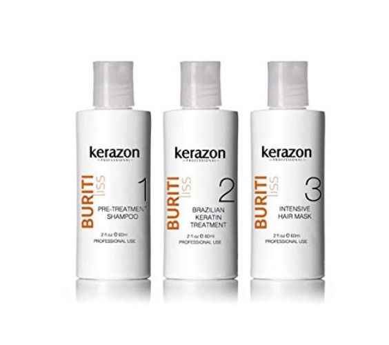 Brazilian Keratin Treatment Complex Blowout KERAZON kit 2oz/60ml - Tratamiento de Keratina Queratina Brasileña para Alisar Importada
