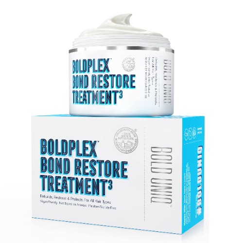 BoldPlex 3 Hair Mask - Deep Conditioner Protein Treatment for Dry, Damaged Hair - Conditioning Moisturizer Products for Curly, Bleached, or Frizzy Hair - Vegan & Cruelty Free - 6.76 Fl Oz - 
