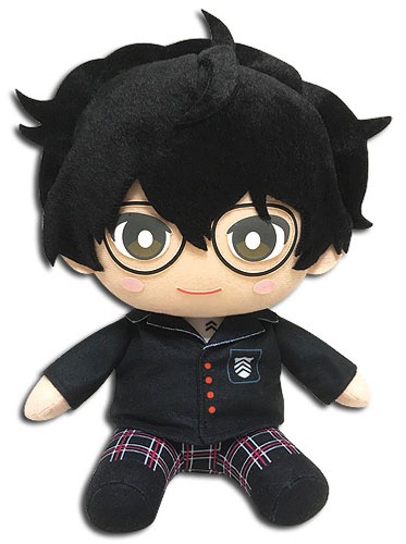Persona 5- Protagonist Sitting Plush 7"H