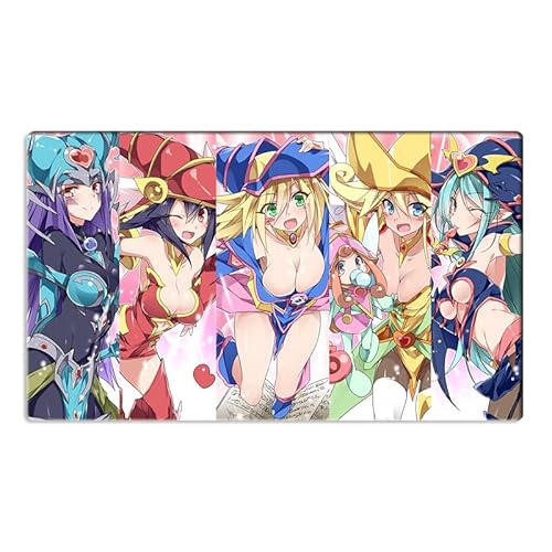 New Mlikemat Duel Playmat Dark Magician Girl TCG CCG Trading Card Game Mat + Free Bag