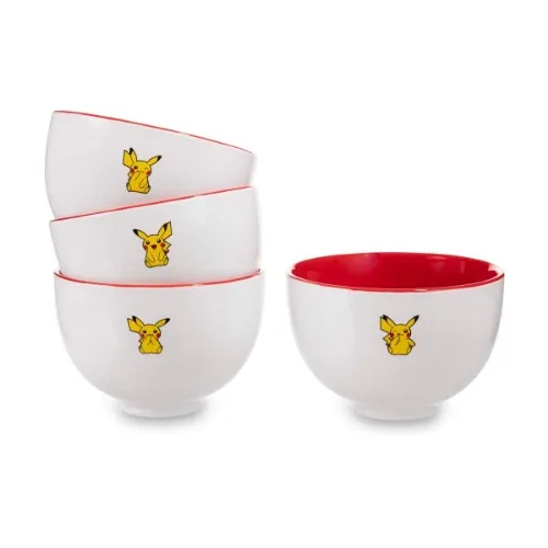 Pikachu Everyday Fun Kitchen Bowls (4-Pack)