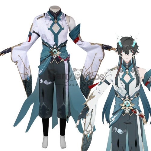 Game Honkai: Star Rail Cosplay Dan Heng Imbibitor Lunae Cosplay Costume - L