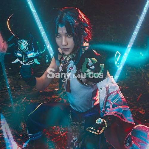 【48H To Ship】Genshin Impact Xiao Yaksha Liyue Anemo Classical Cosplay Costume - L