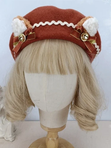 [$9.00]Kitty/Bunny/Teddy/Fox Ears Beret