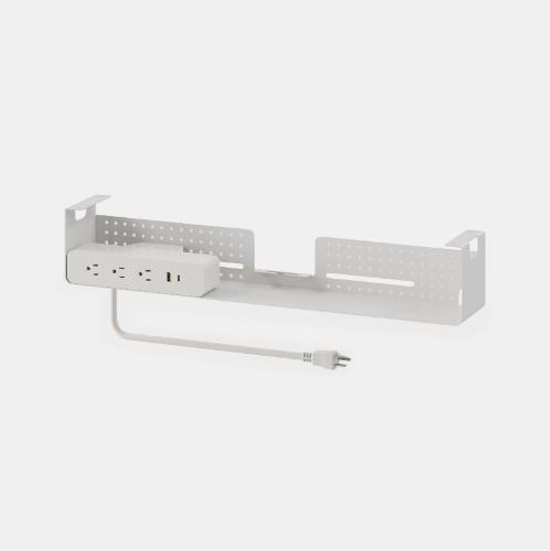 Cable Organizer - White / Tray + Power