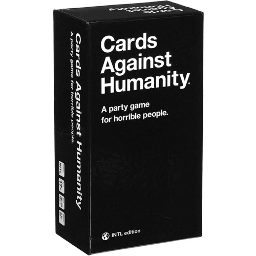 Cards Against Humanity Kortspel, Svart, En Storlek