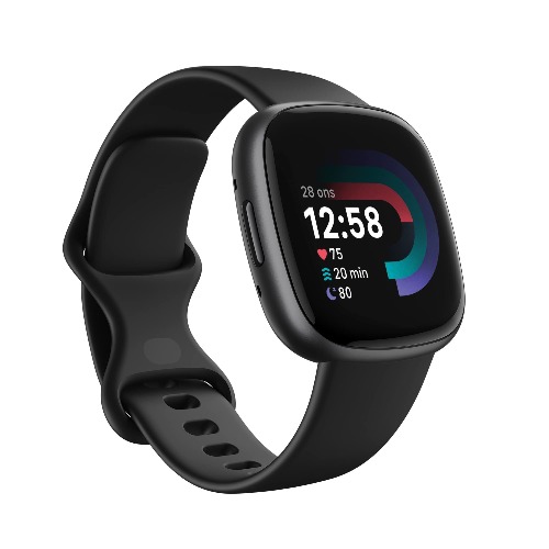Fitbit Versa 4 är smartklockan för träning med inbyggd GPS, upp till 6 dagars batteritid, kompatibel med Android och iOS