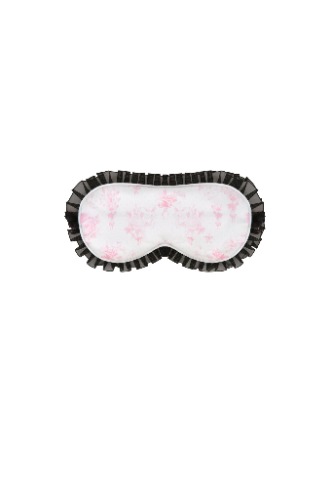 BRIDGET EYE MASK - PINK : FLORAL : BUNNY BOUQUET