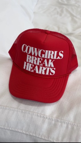 Cowgirls Break Hearts Trucker Hat | Default Title