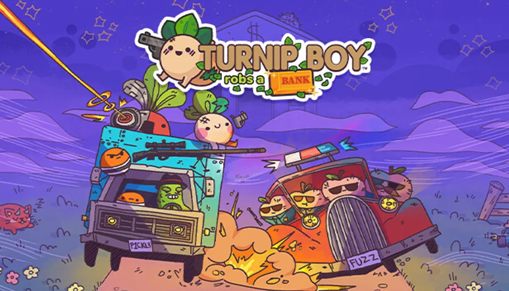 Save 30% on Turnip Boy Robs a Bank on Steam
