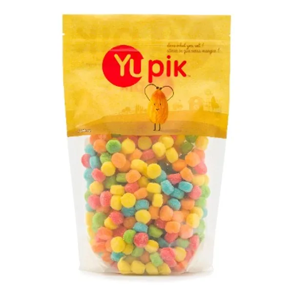 Yupik Candy Sour Gummy Poppers, Gummies, 1kg