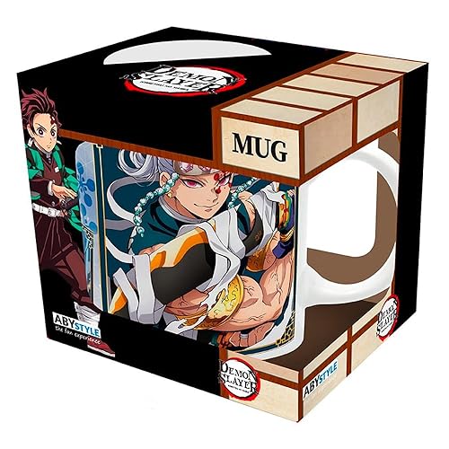ABYSTYLE Demon Slayer S2 tengen Uzui Ceramic Coffee Tea Mug Holds 11 Fl Oz. Anime Manga Drinkware Home & Kitchen Gift