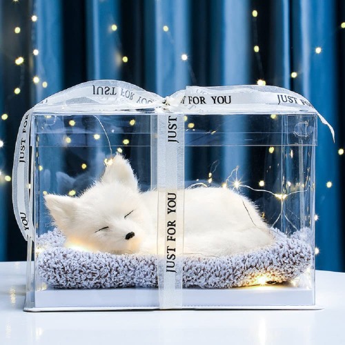 Adorable Soft Fox Toy Plushies and Gifts -6.7 Inches Stuffed Animal Plushie -Send Beautiful Square Gift Bag Cute Toy Gift for Boys and Girls，Christmas Birthday Gift(Fox - Trumpet) - Fox - Trumpet