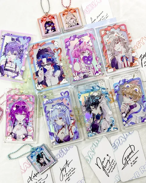 Honkai Star Rail "Bubblegum" Holographic Photocard Sets
