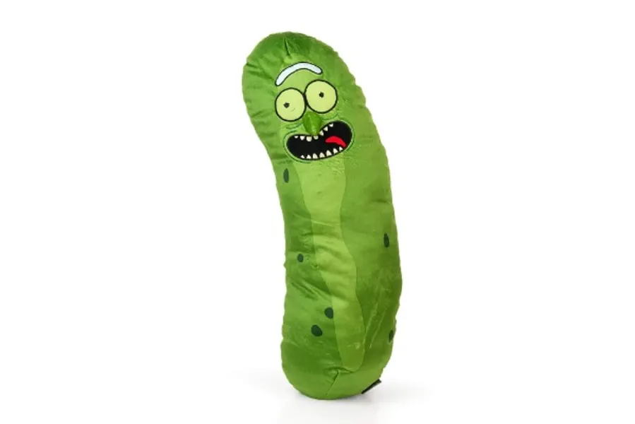 Rick and Morty Pickle Rick Plush Toy Pillow - 20-Inch Stuffed Scientist Doll Collectible Figure - Adult Swim Season 3 Character Plushie - Great Rick Sanchez  Funny Cartoon Television Series Fan Gifts