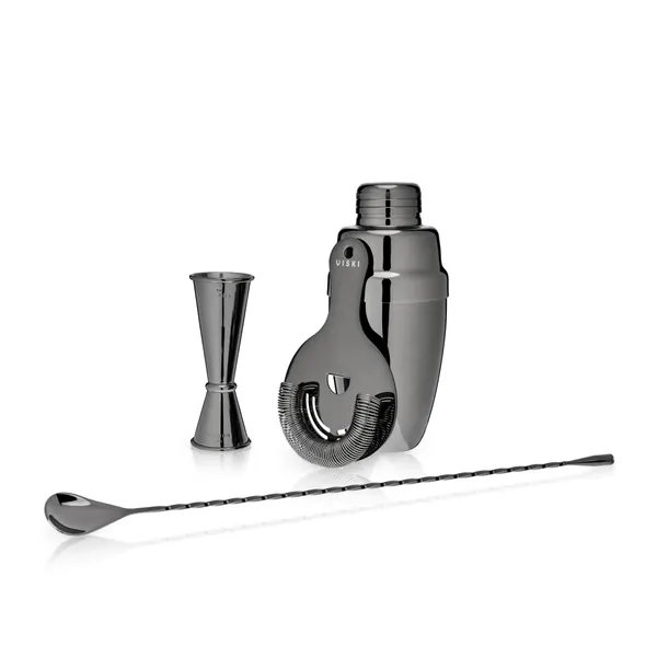 Essential Barware Set in Gunmetal