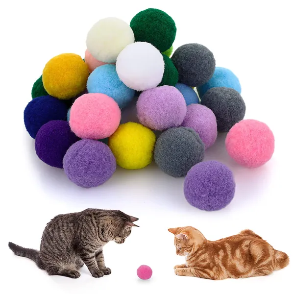 Wool balls for the cats