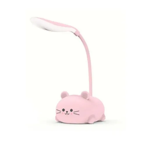 USB Rechargeable LED Table Lamp Cartoon Cute Pet Cat Night Light