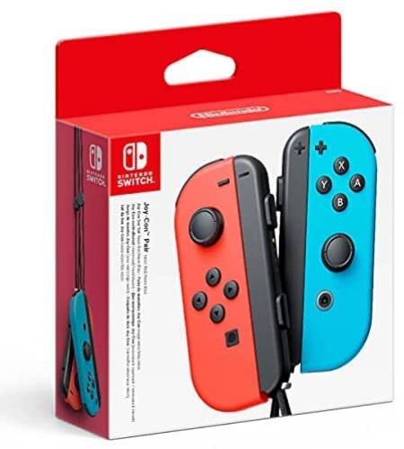 Nintendo Switch Joy-Con Controller Pair - Neon Red/Neon Blue (Nintendo Switch) - Neon Red/Neon Blue - Pair - Single