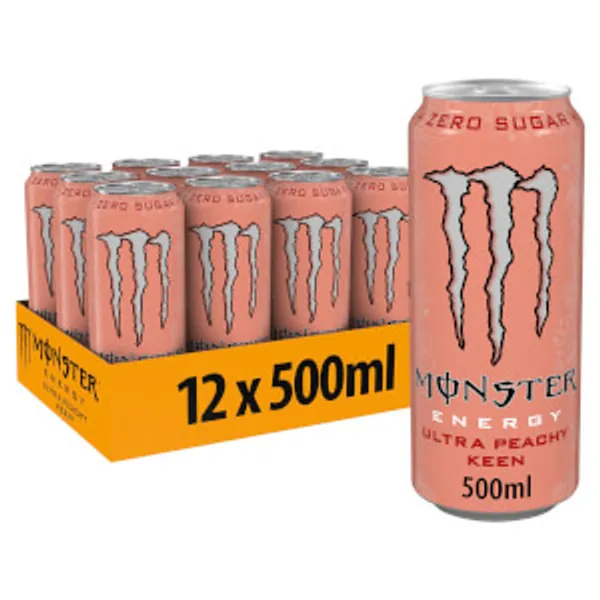 Monster Ultra Peachy Keen 12 x 500ml