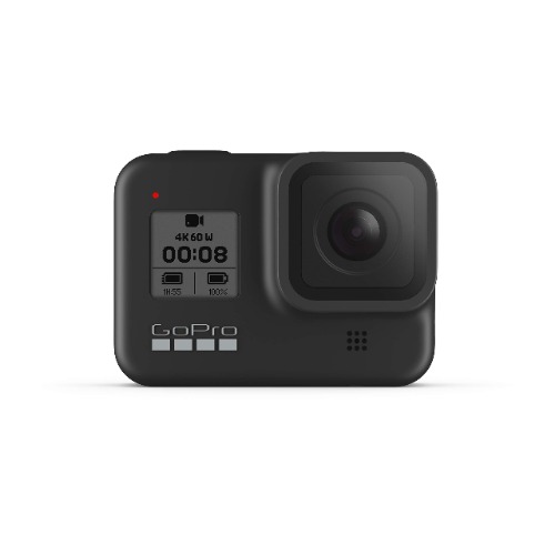 GoPro HERO8 Black - Waterproof Action Camera with Touch Screen 4K Ultra HD Video 12MP Photos 1080p Live Streaming Stabilization - HERO8 Black