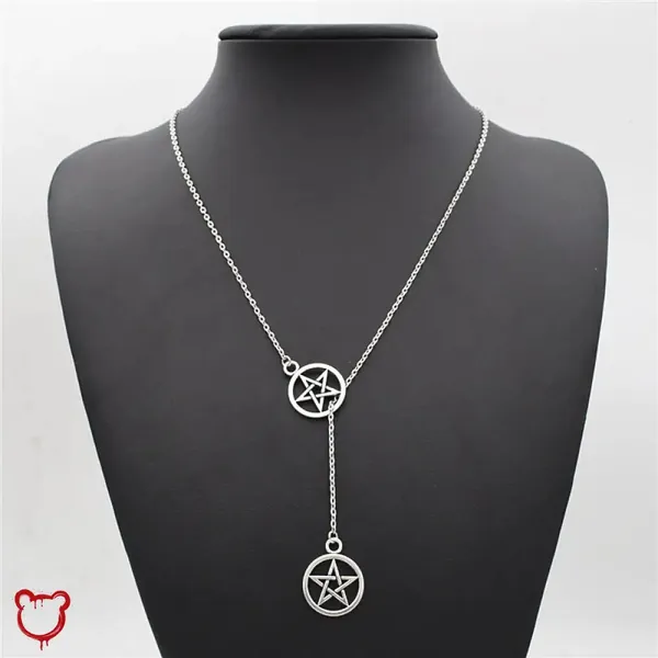 Pentagram Duo Necklace