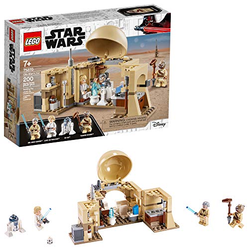 LEGO Star Wars: A New Hope OBI-Wan’s Hut 75270 Hot Toy Building Kit; Super Star Wars Starter Set for Young Kids (200 Pieces)
