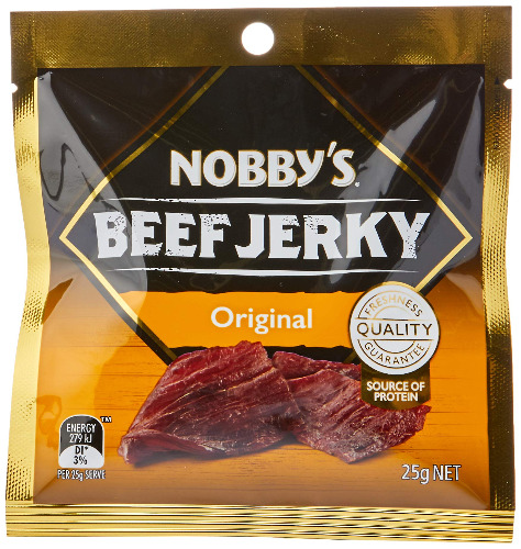 Nobby's Original Beef Jerky, 12 x 25 Grams