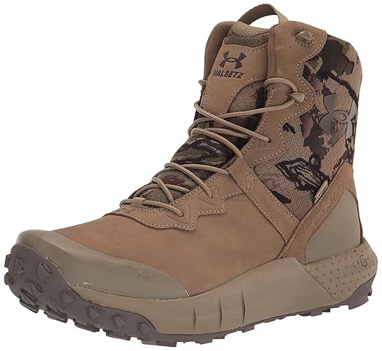 Under Armour Men's Military Grade Valsetz Reaper Waterproof Tactical Boot - 11.5 - (300) Bayou/Ridge Reaper Camo Barren/Maverick Brown
