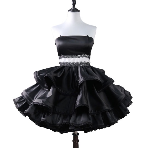 DokiDoki-R Cosplay Black Butterfly Dress Costume Magnet | Mikku Ver-S-Order Processing Time Refer to Description Page